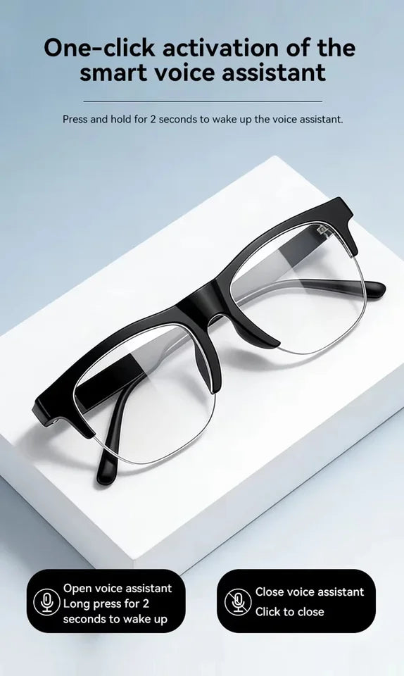 Wireless Smart AI Glasses With Camera & Voice Control