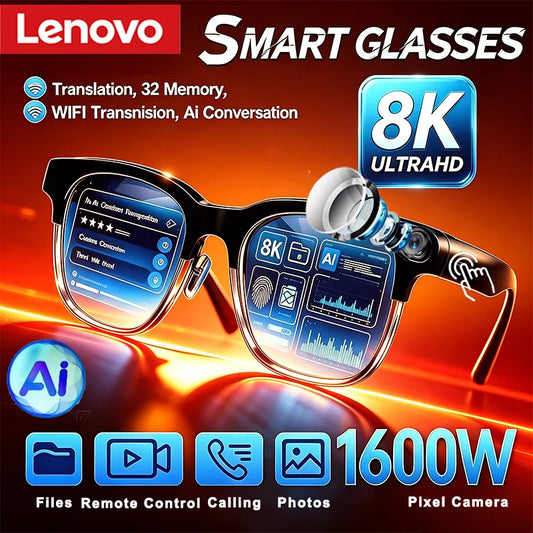 Wireless Smart AI Glasses With Camera & Voice Control