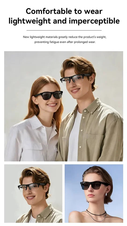 Wireless Smart AI Glasses With Camera & Voice Control