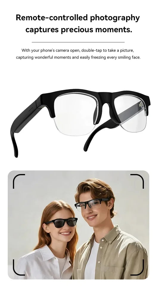 Wireless Smart AI Glasses With Camera & Voice Control